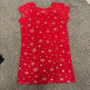 Wonder Nation Red Snowflake Dress